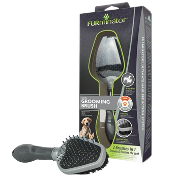 FURMINATOR Dual Grooming Brush Dwustronna Szczotka Do Pielęgnacji