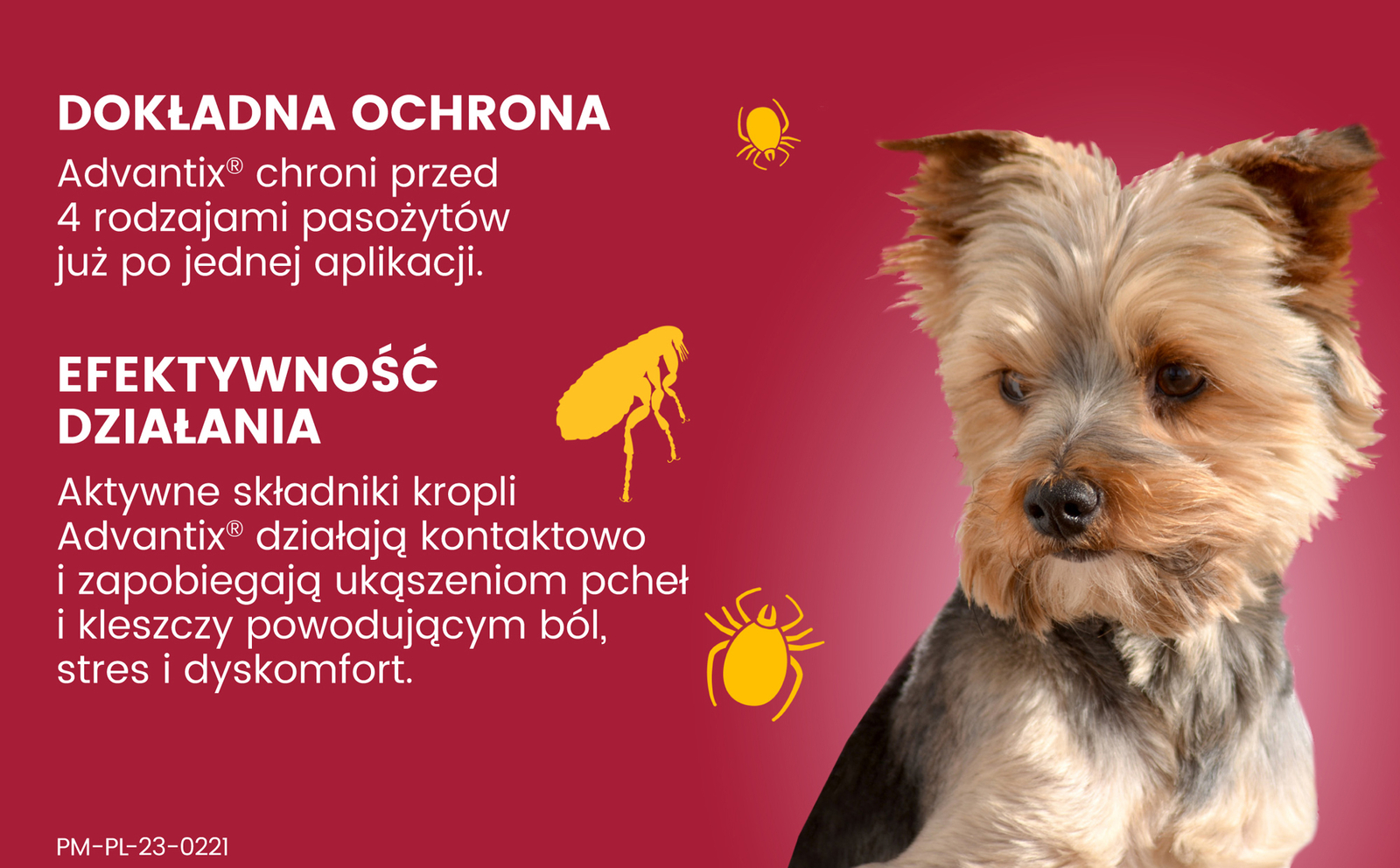 Bayer Advantix Krople Na Kleszcze I Pchły 4x0,4ml