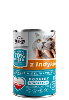 Frendi Kawałki W Delikatnym Sosie Z Indykiem 400g