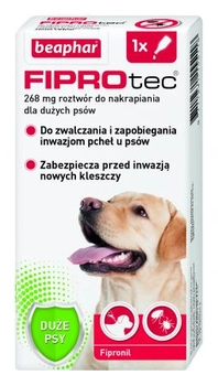 BEAPHAR Fiprotec L Dla Psów Od 20 Do 40kg 268mg