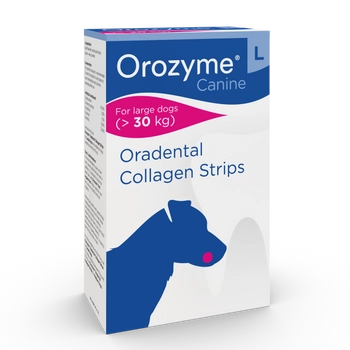 Orozyme Oradental Collagen Strips Kolagenowe Płatki Czyszczące Dla Psa L 141g