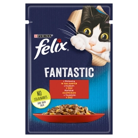 Felix Fantastic Wołowina W Galaretce 85g