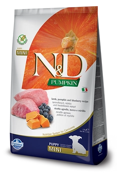 Farmina N&D Pumpkin Grain Free Canine Puppy Mini Lamb&Blueberry 800g