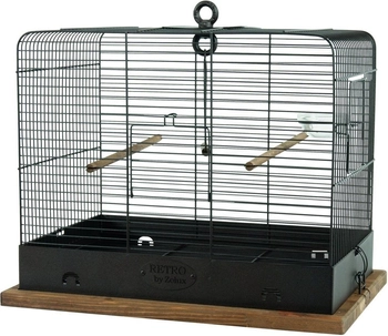 Zolux Klatka Retro Celestine Dla Ptaków 34x27x44cm Czarna