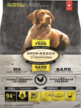Oven Baked Tradition Dog Grain-Free Food Adult All Breed With Chicken 2,27kg