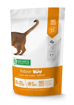 Nature’s Protection Indoor Poultry Adult Cat 400g