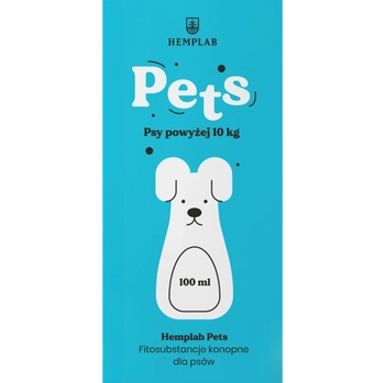 HEMPLAB Pets-Psy Powyżej 10kg 100ml