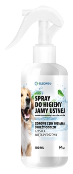 Eurowet Spray Do Higieny Jamy Ustnej Z Czystkiem I Miętą Pieprzową 100ml