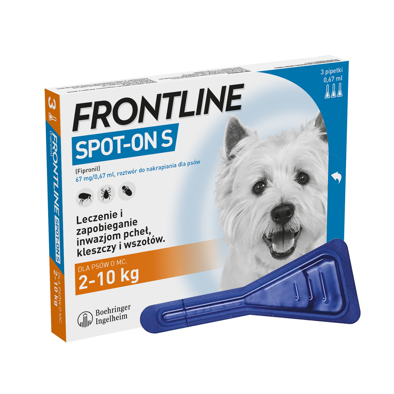 FRONTLINE Spot On Dla Psa 3x0,67ml