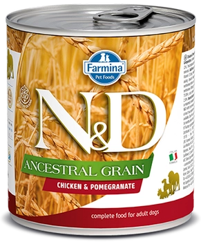 Farmina N&D Ancestral Grain Canine Adult Chicken& Pomegranate 285g