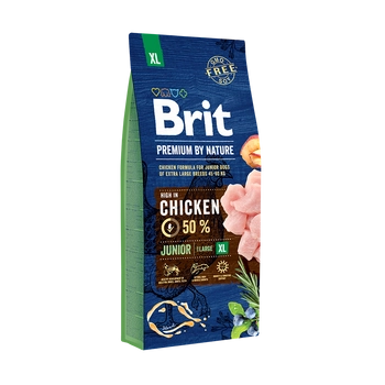 Brit Premium By Nature Junior XL Z Kurczakiem 15kg
