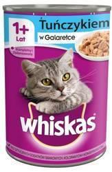 WHISKAS Mokra Karma Dla Kota 1+ Z Tuńczykiem W Galaretce 400g