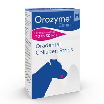 Orozyme Oradental Collagen Strips Kolagenowe Płatki Czyszczące Dla Psa M 141g