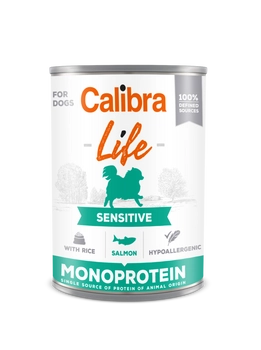 Calibra Dog Life Sensitive Salmon With Rice Karma Dla Psa 400g