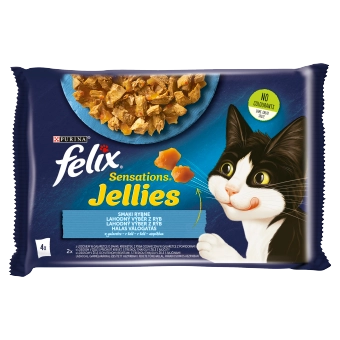 Felix Sensations Jellies Karma Dla Kota Smaki Rybne W Galaretce 4x85g